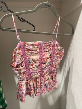 AUREUM Pink Floral Lined Cami